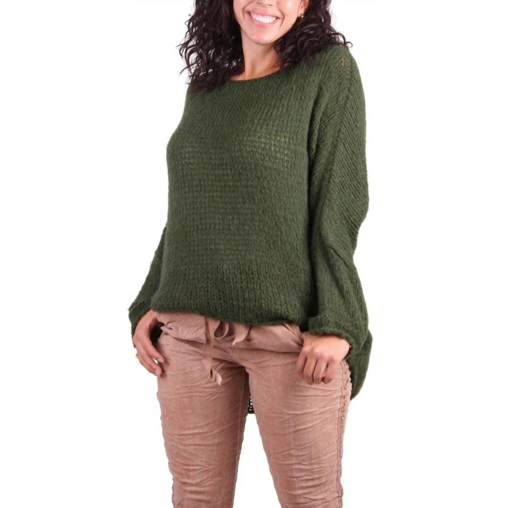 NEW GIGI MODA romelia sweater in emerald green